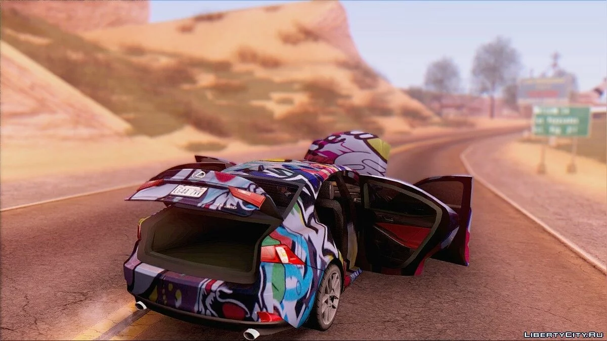 2014 Lexus IS350 FSPORT Stikers Editions  / GTA San Andreas