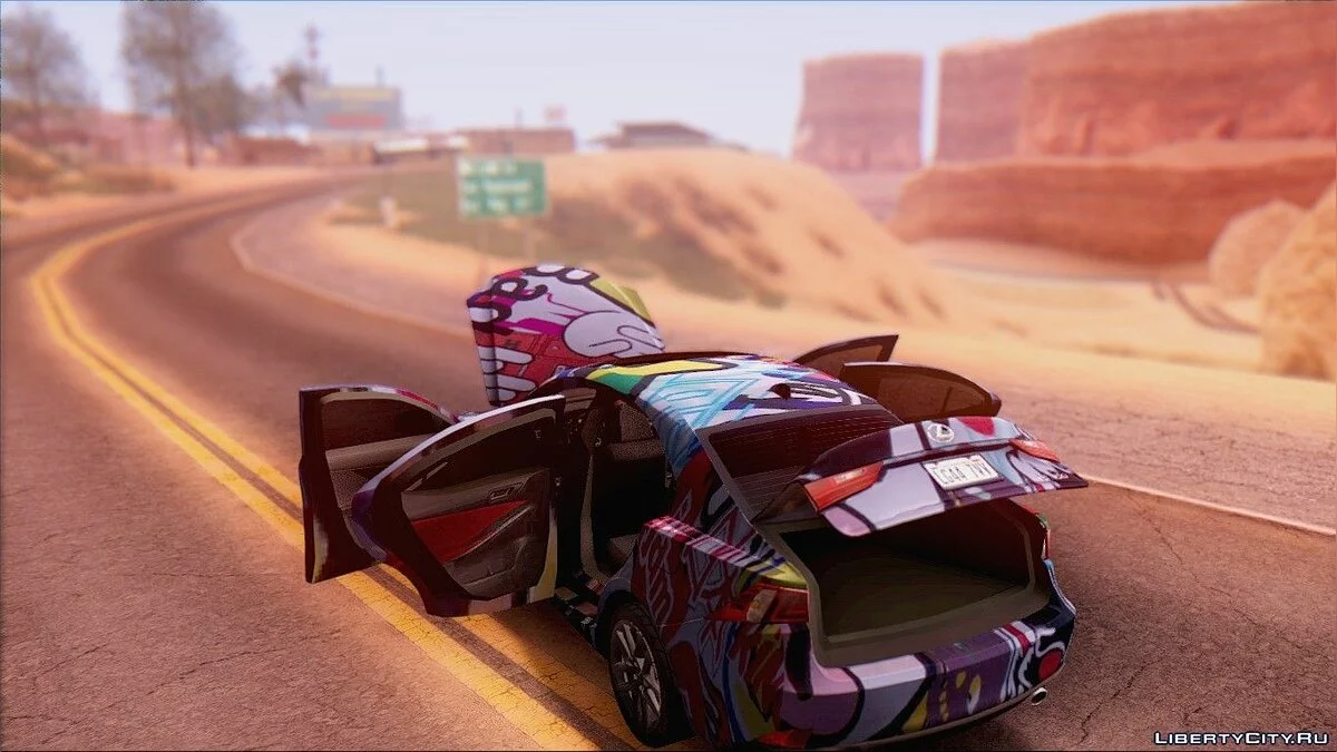 2014 Lexus IS350 FSPORT Stikers Editions  / GTA San Andreas