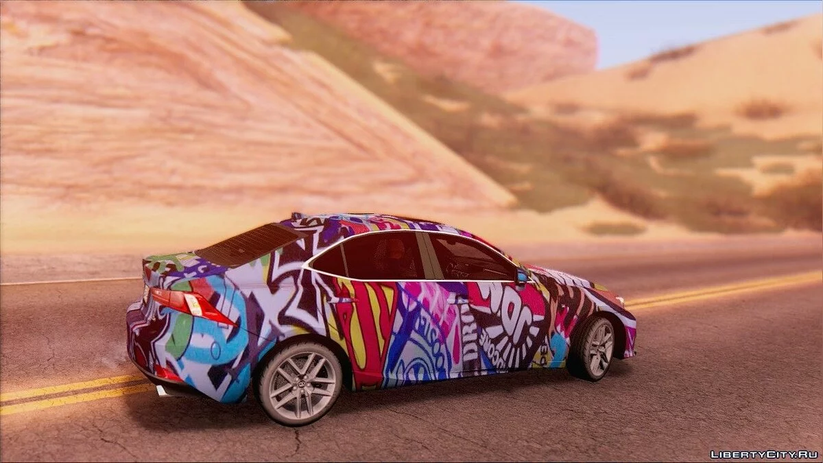 2014 Lexus IS350 FSPORT Stikers Editions  / GTA San Andreas