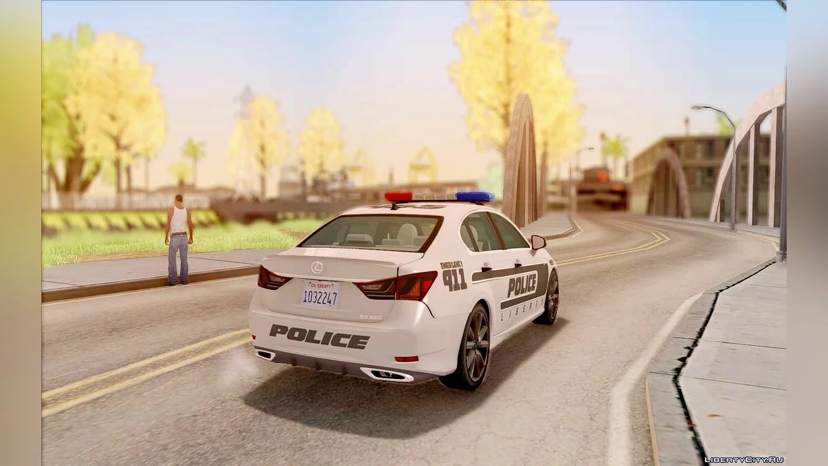 Lexus GS350 F Sport Series IV Police 2013 / GTA San Andreas