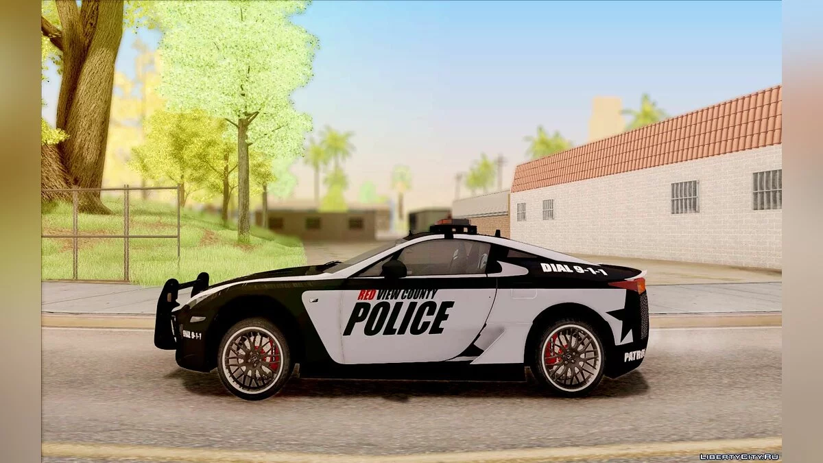 Lexus LFA Police 2011 / GTA San Andreas