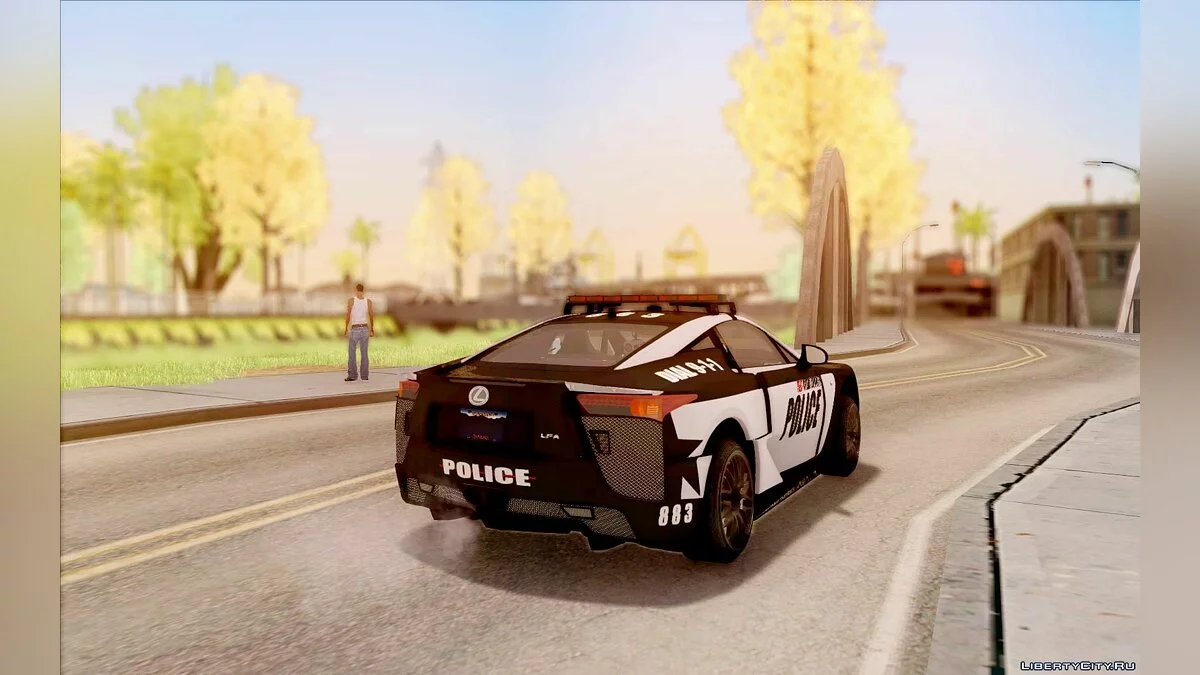 Lexus LFA Police 2011 / GTA San Andreas
