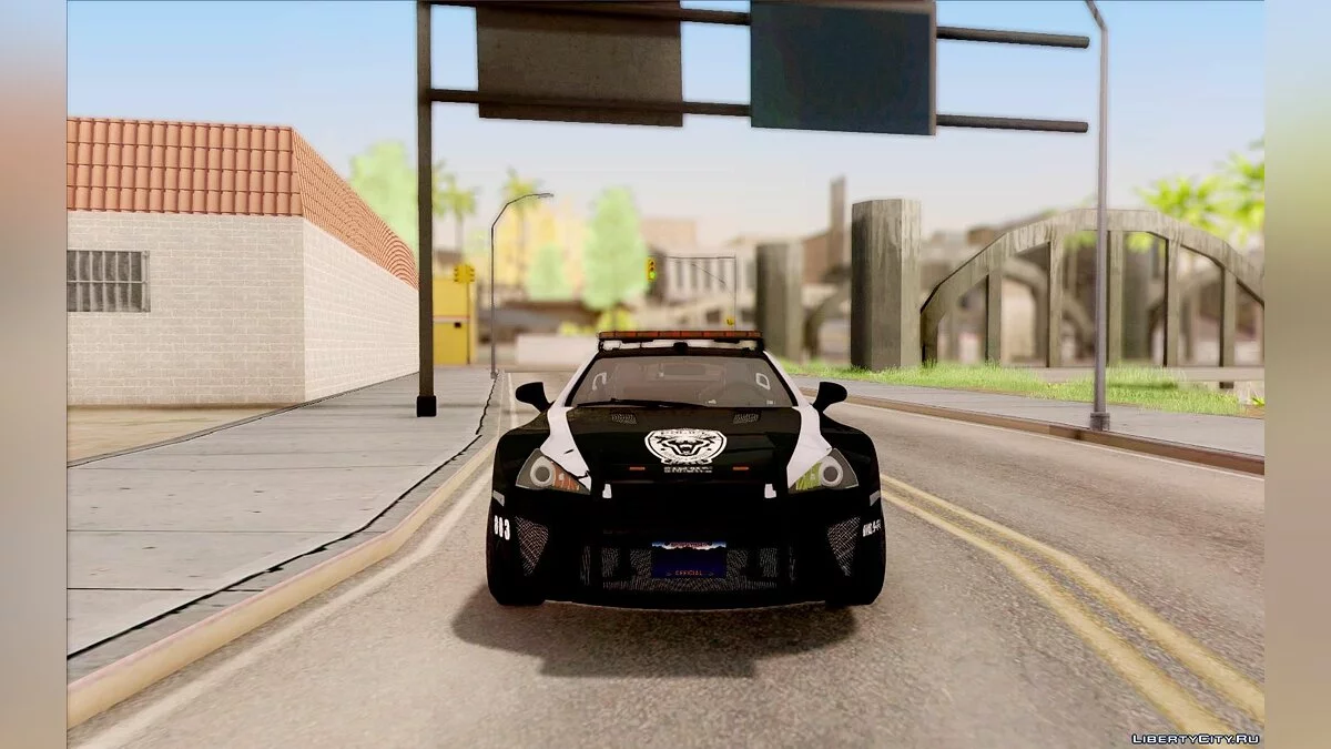 Lexus LFA Police 2011 / GTA San Andreas