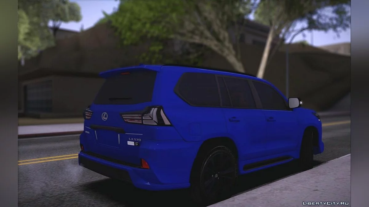 Lexus LX570 Superior Black Edition / GTA San Andreas