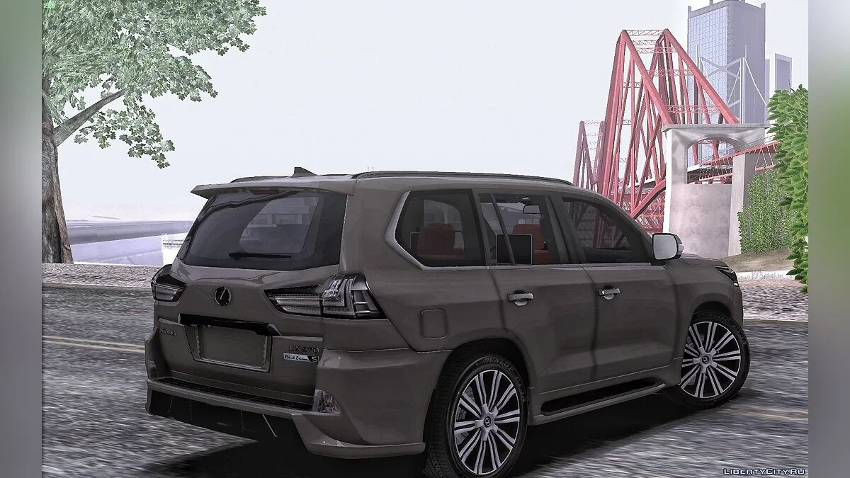 Lexus LX570 Black Edition S 2020 / GTA San Andreas