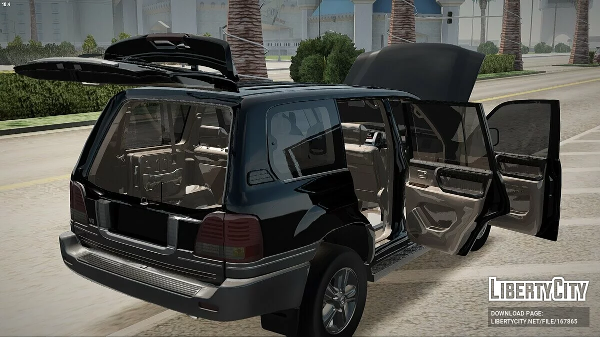Lexus LX 470 Limited Edition J100 2007 / GTA San Andreas
