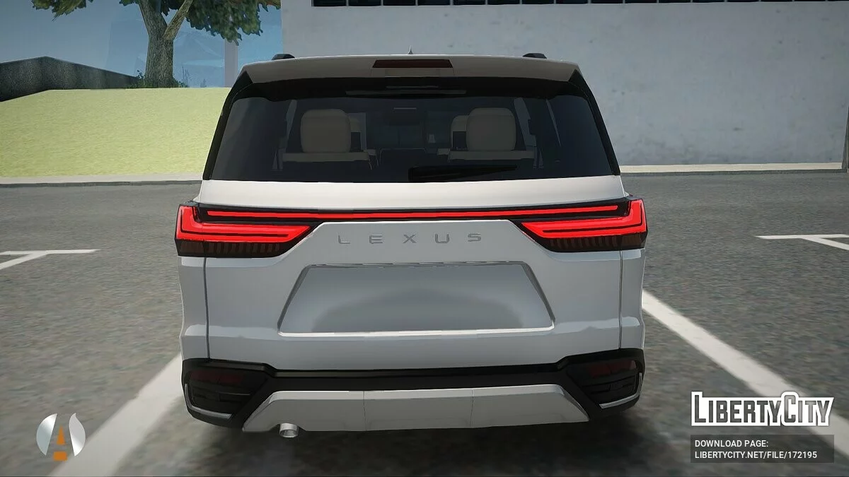 Lexus LX600 2022 / GTA San Andreas