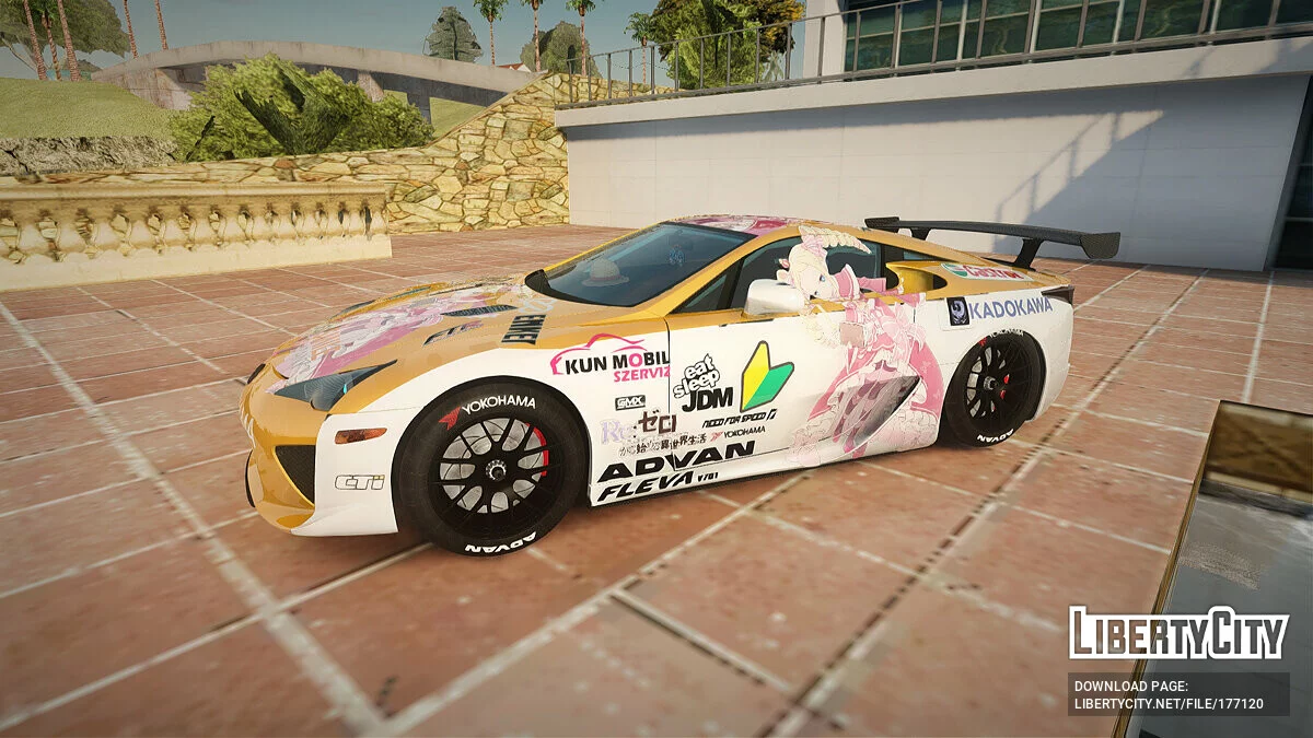 Lexus LFA Beatrice The Orange of ReZero / GTA San Andreas