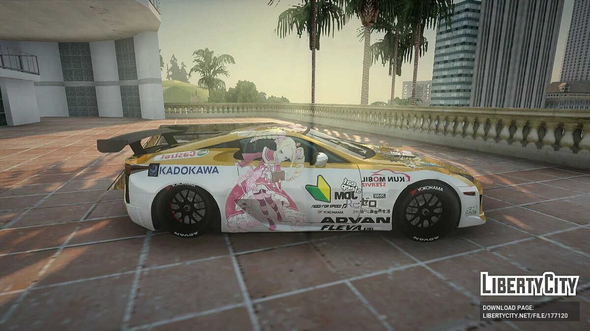 Lexus LFA Beatrice The Orange of ReZero / GTA San Andreas