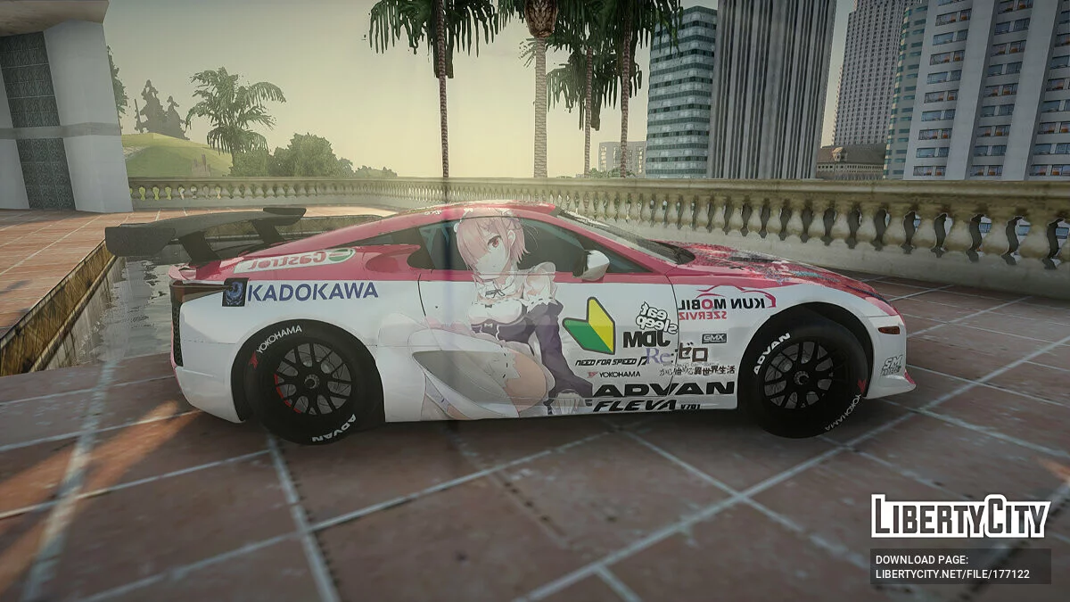 Lexus LFA Ram The Red of ReZero / GTA San Andreas