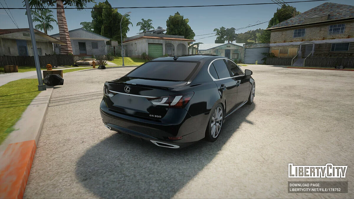 Lexus GS350 Black / GTA San Andreas