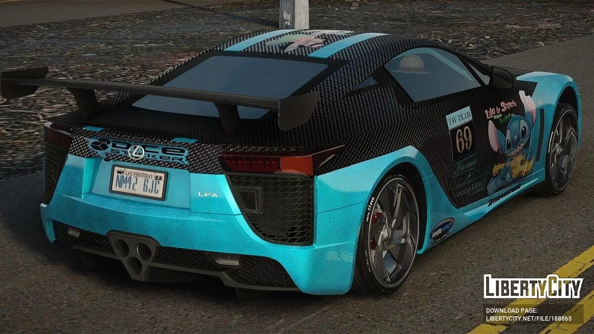 Lexus LFA 2010 OP Lilo & Stich Stance / GTA San Andreas