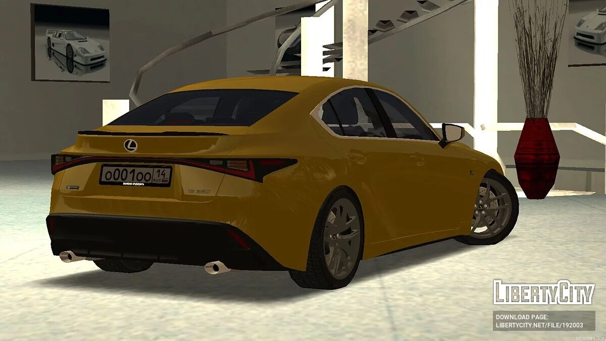 Lexus IS350 + CCD / GTA San Andreas