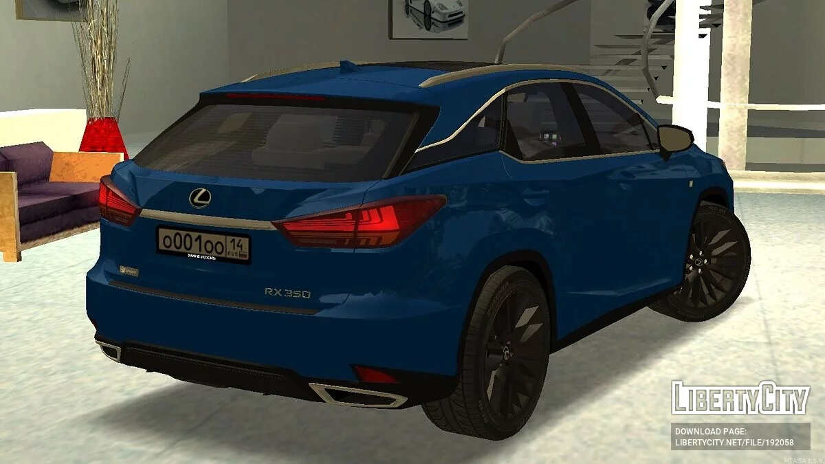 Lexus RX350 + CCD / GTA San Andreas