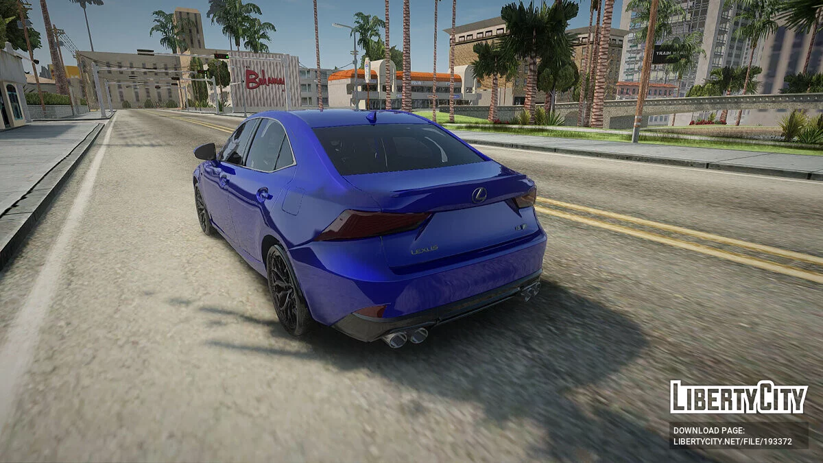 Lexus IS F 2018 / GTA San Andreas