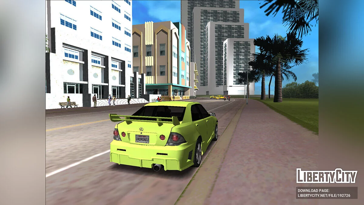 Lexus IS300 из NFS Underground 2 / GTA San Andreas