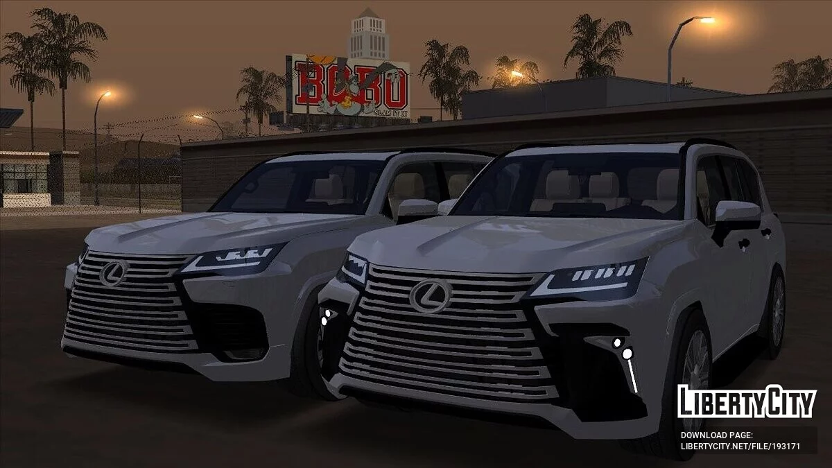 Lexus LX600 + CCD / GTA San Andreas
