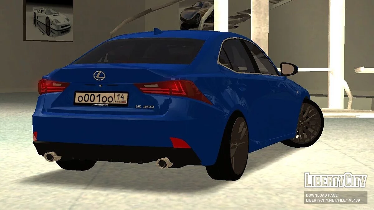 Lexus IS350 + CCD / GTA San Andreas