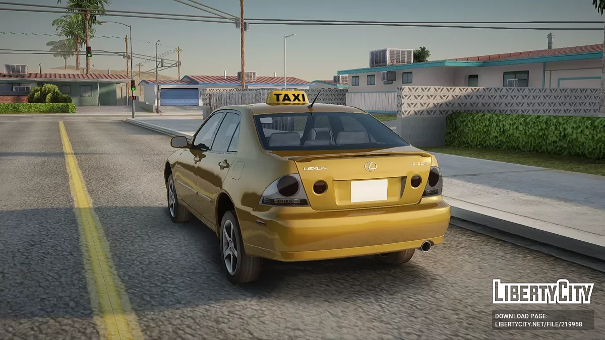 Lexus IS300 Такси / GTA San Andreas