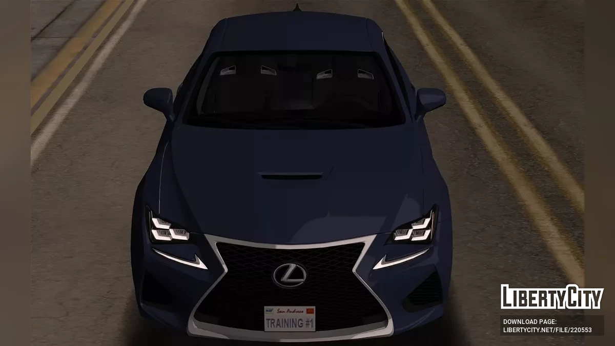 Lexus RC F / GTA San Andreas