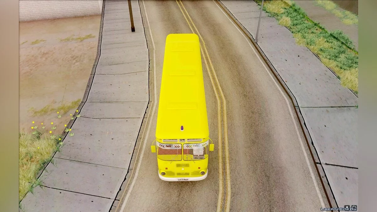 ЛиАЗ 677П Аэрофлот / GTA San Andreas
