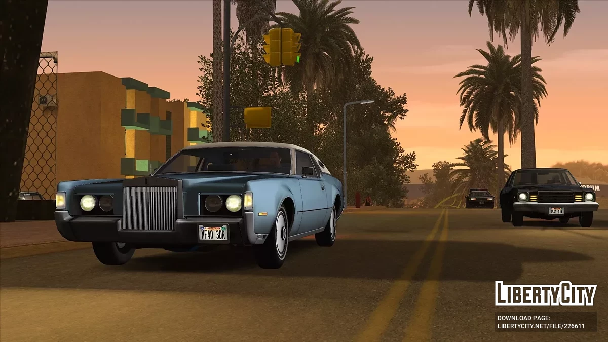 Lincoln Continental Mark IV (89 65D) 1972 / GTA San Andreas
