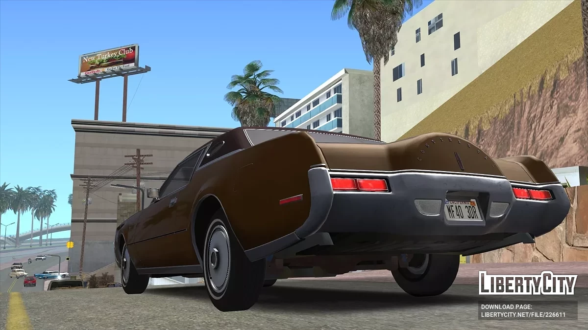 Lincoln Continental Mark IV (89 65D) 1972 / GTA San Andreas