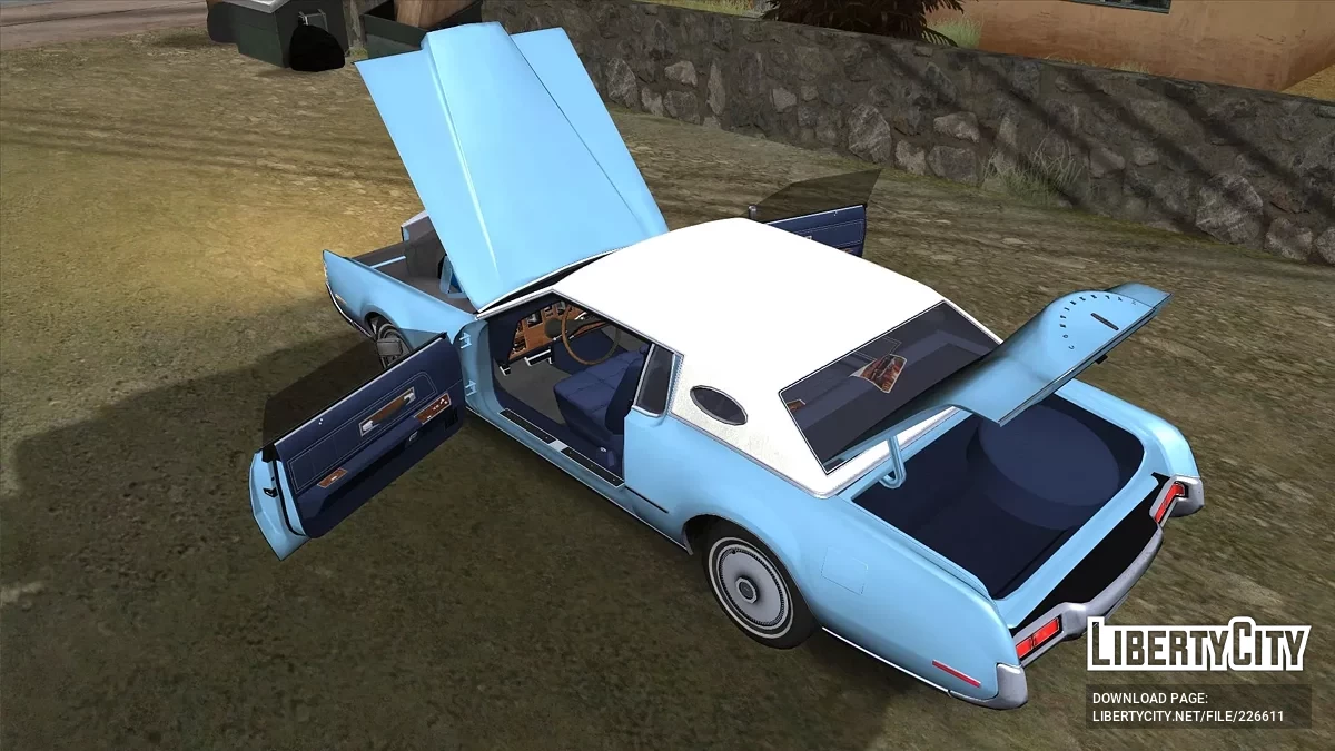 Lincoln Continental Mark IV (89 65D) 1972 / GTA San Andreas