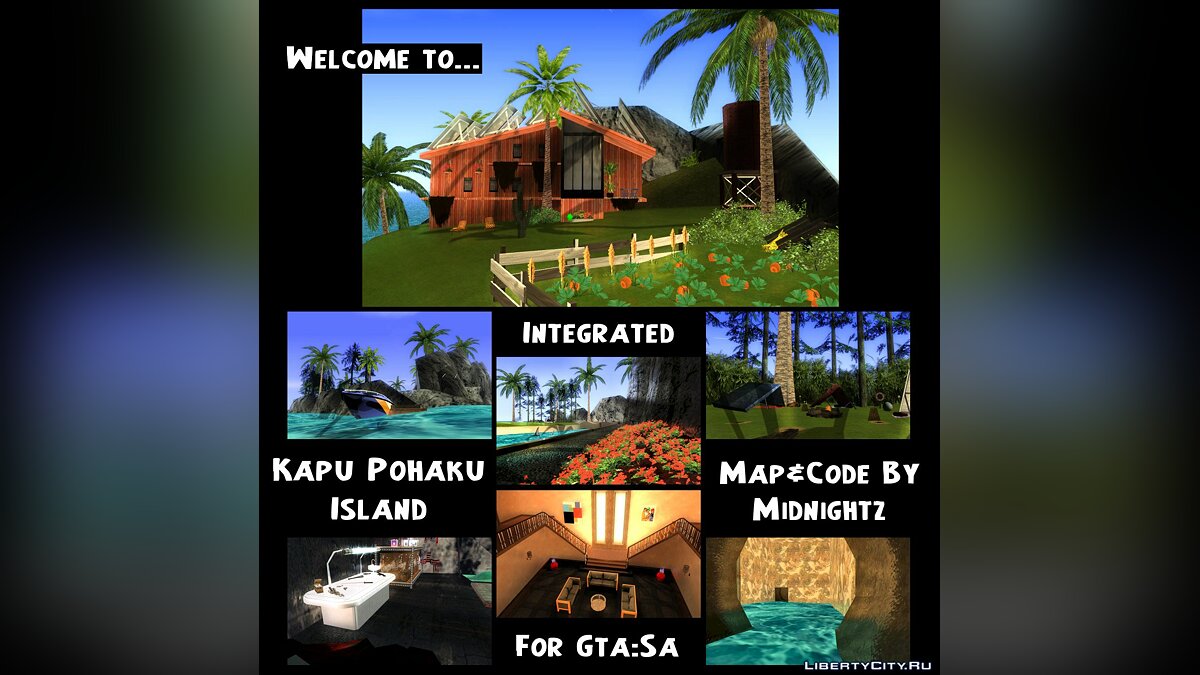 Скачать Kapu Pohaku Island Mod для GTA San Andreas