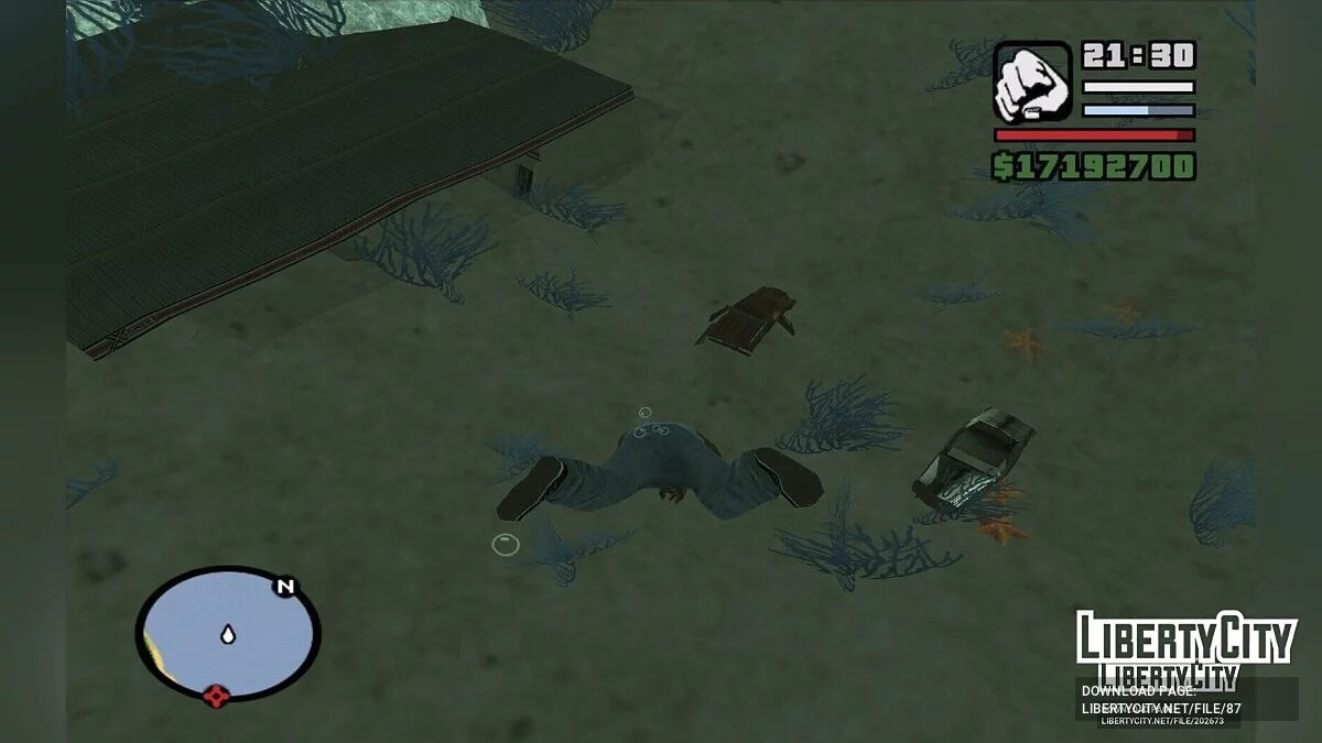 UTown Mod - Затонувший город / GTA San Andreas