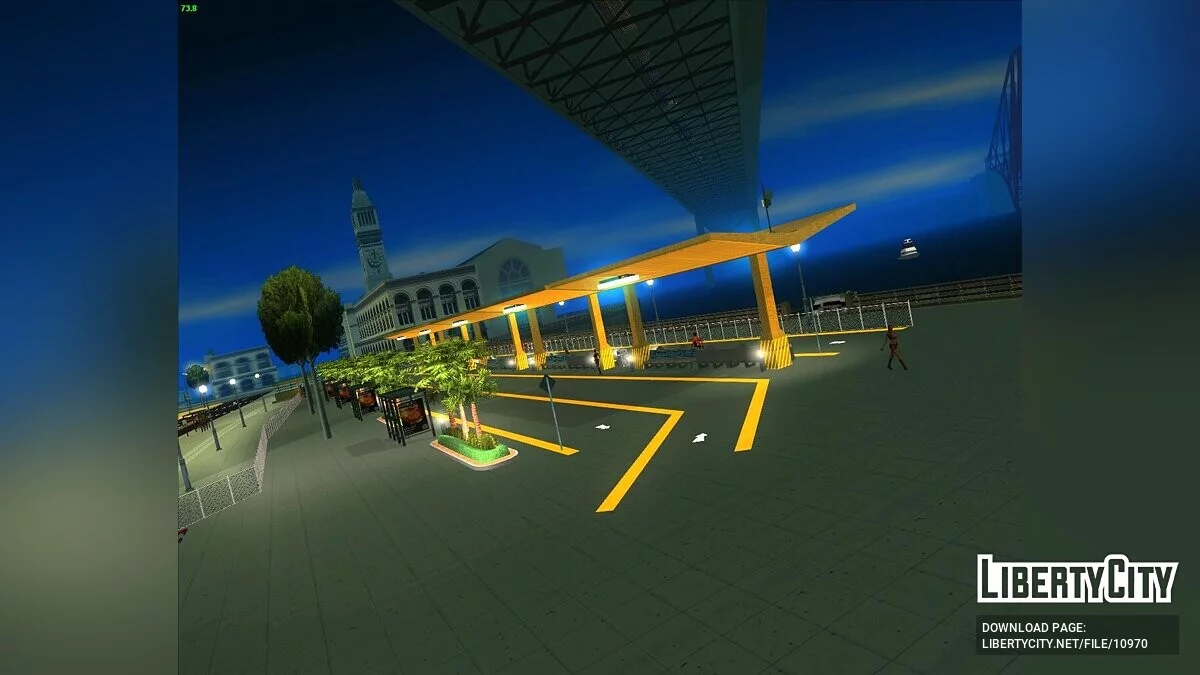 Автобусная станция в San Fierro / GTA San Andreas