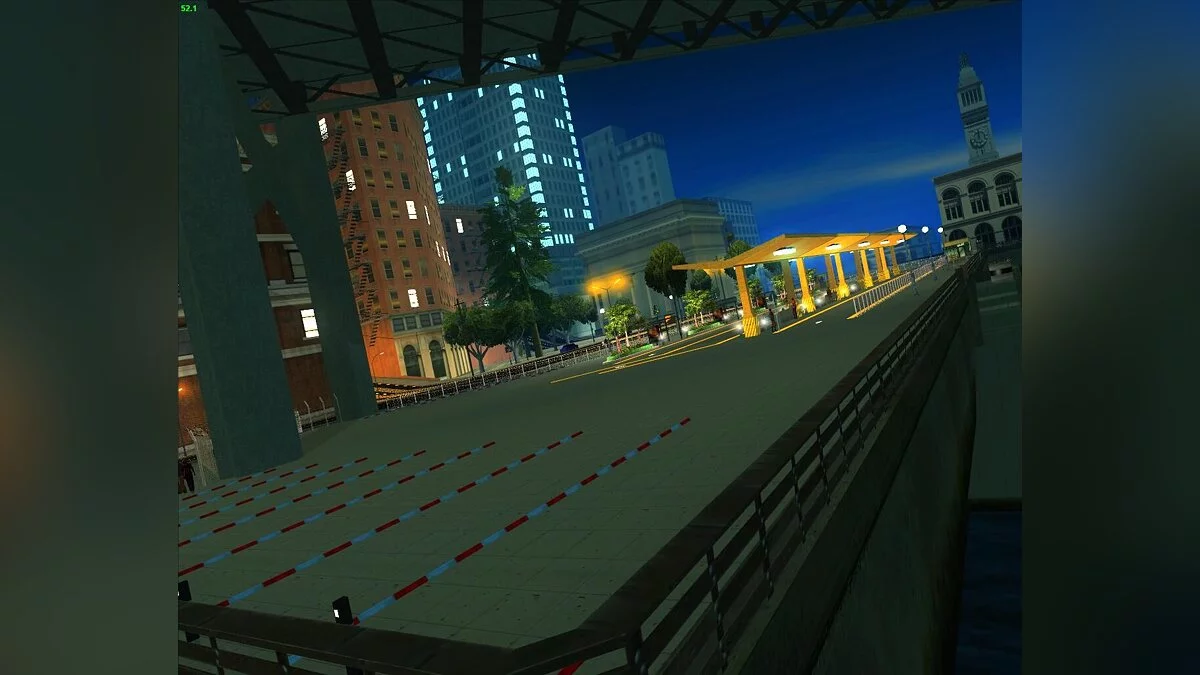 Автобусная станция в San Fierro / GTA San Andreas