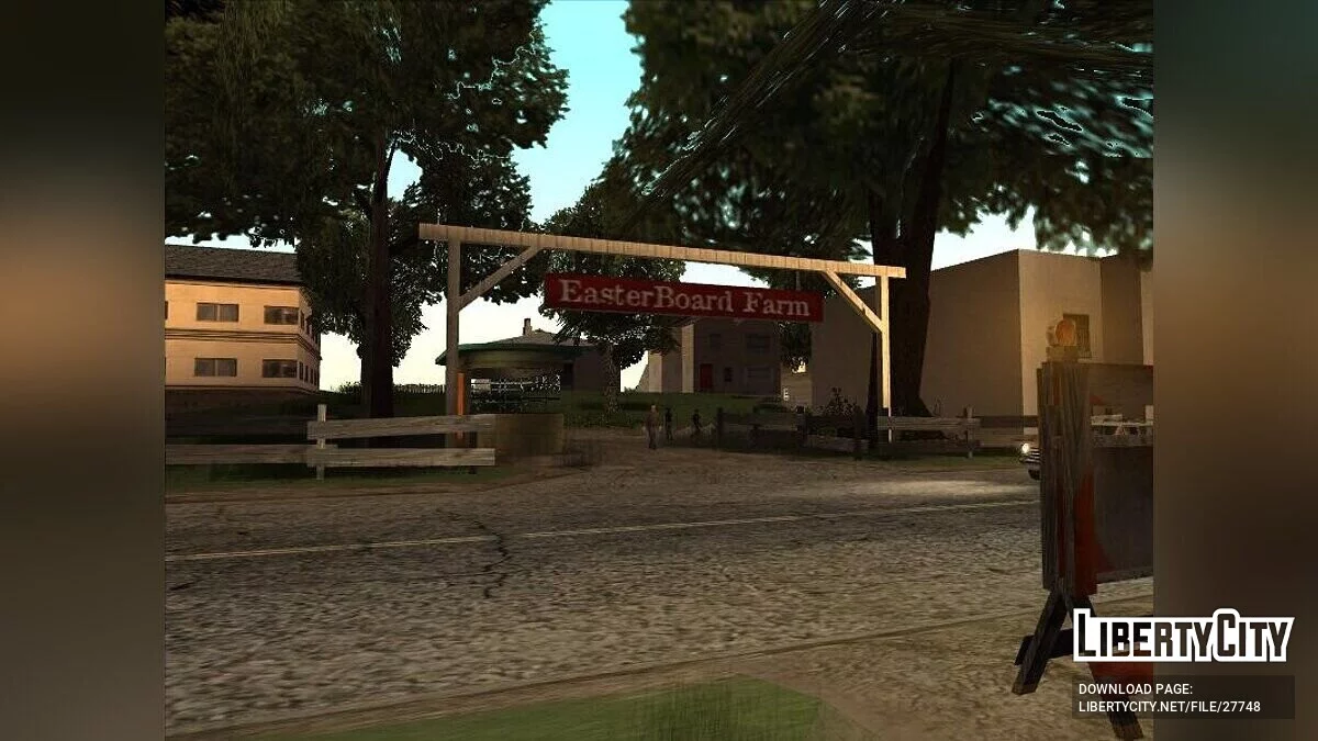 Лагерь и поле гравитации / GTA San Andreas