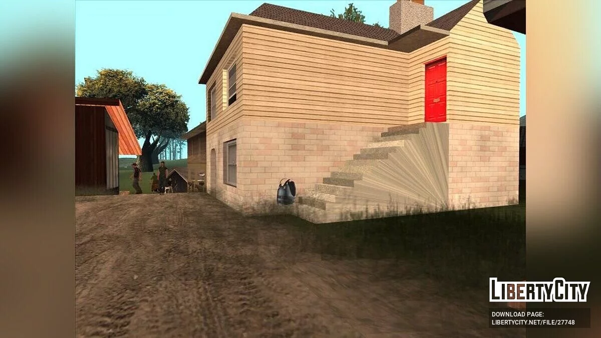 Лагерь и поле гравитации / GTA San Andreas