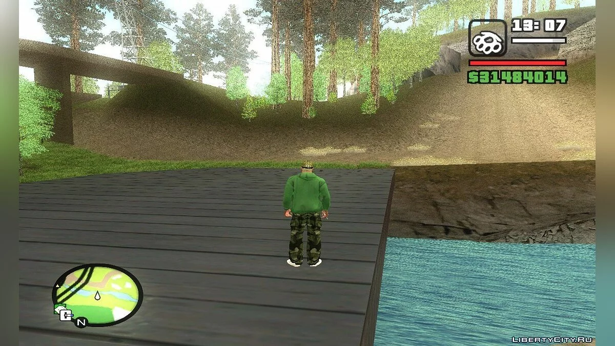 Вишнёвый сад и хвойный лес 2 / GTA San Andreas
