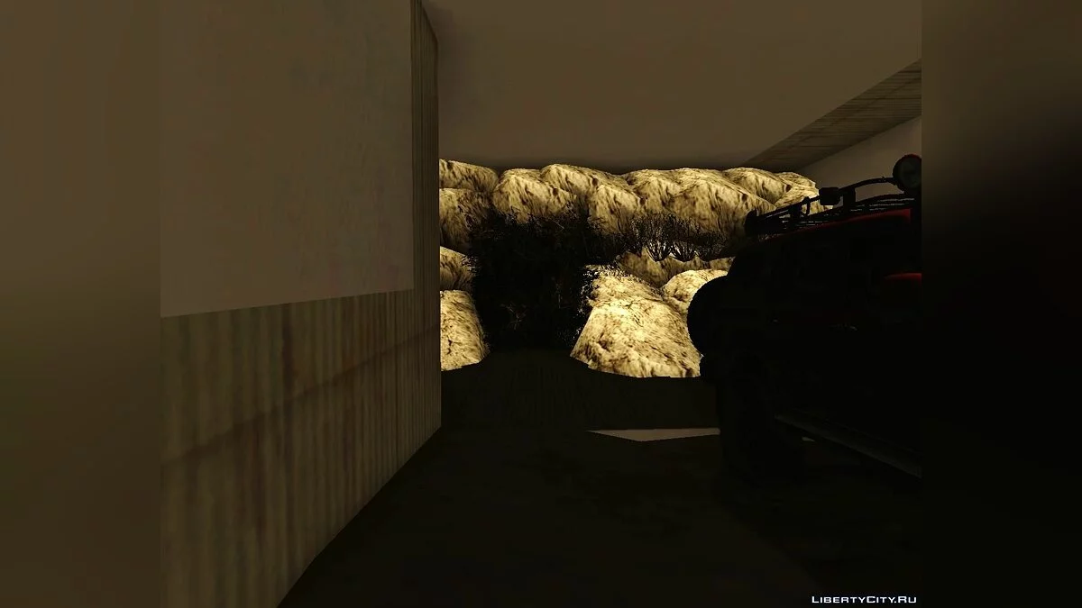 Маппинг в виде лесного бункера / GTA San Andreas