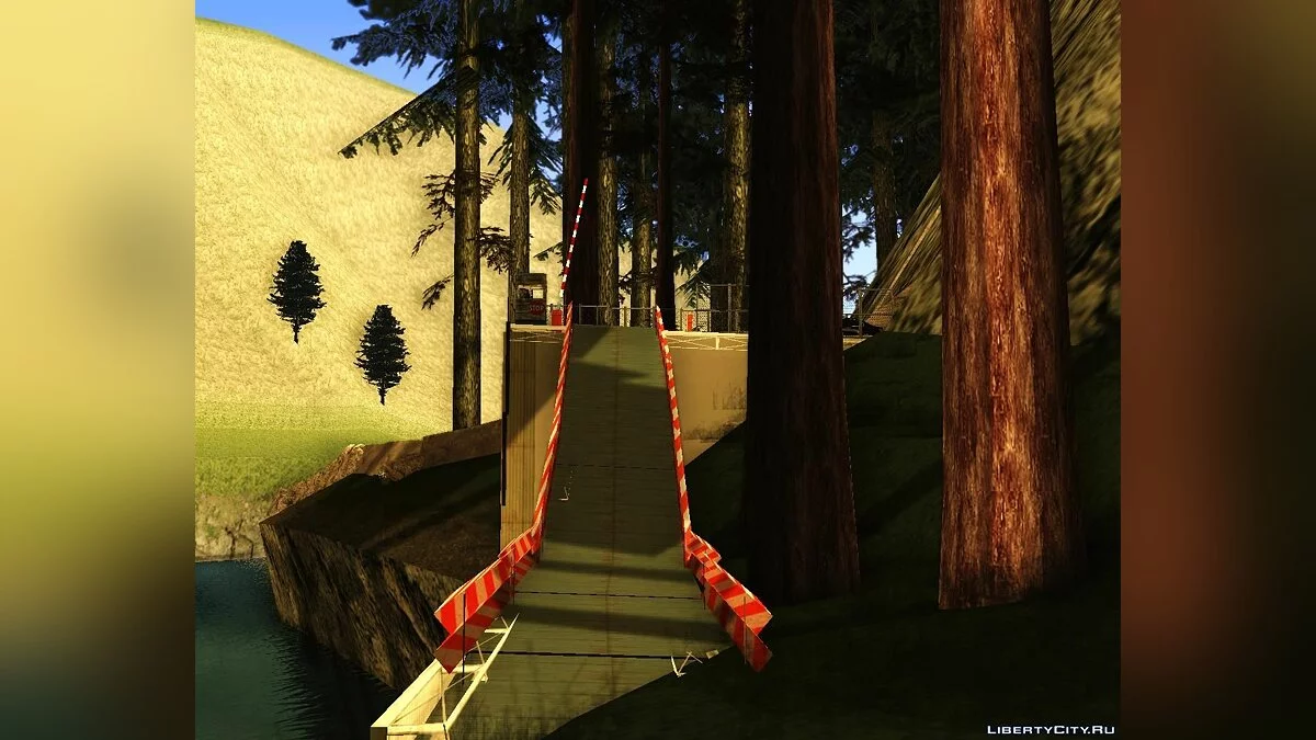Маппинг в виде лесного бункера / GTA San Andreas