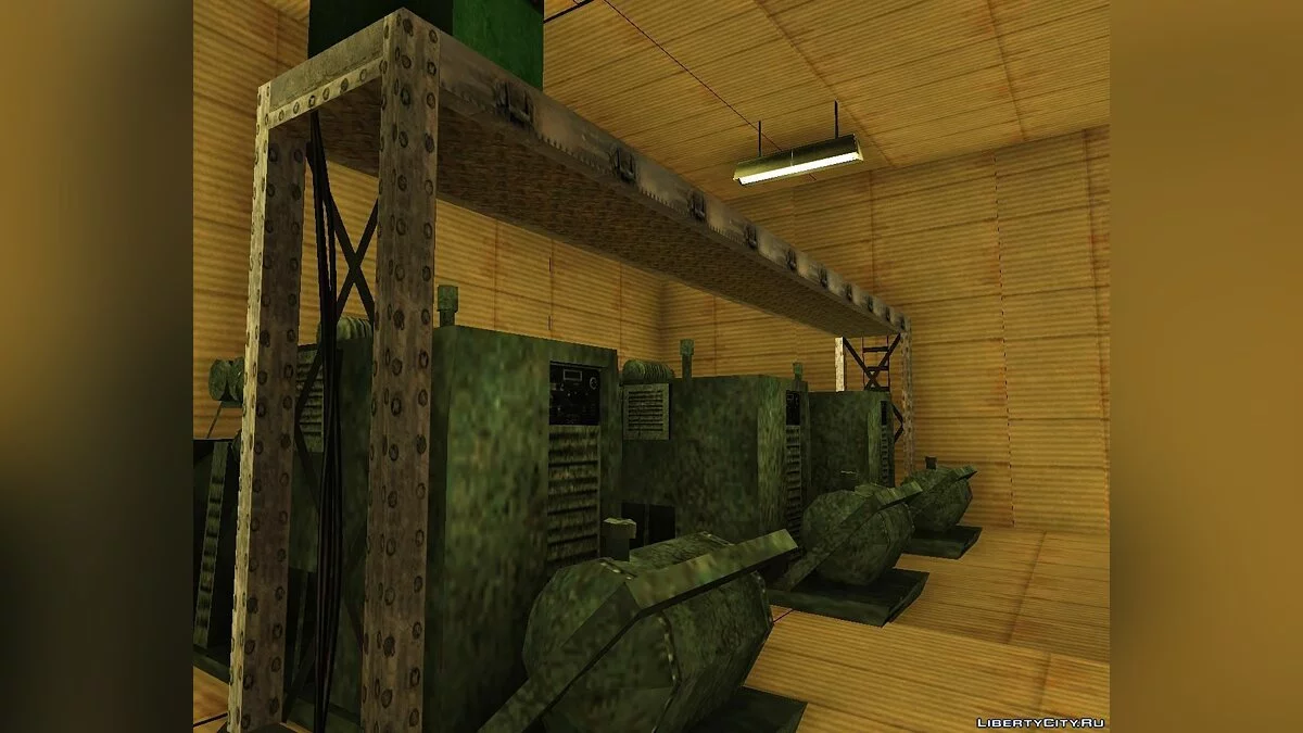 Маппинг в виде лесного бункера / GTA San Andreas