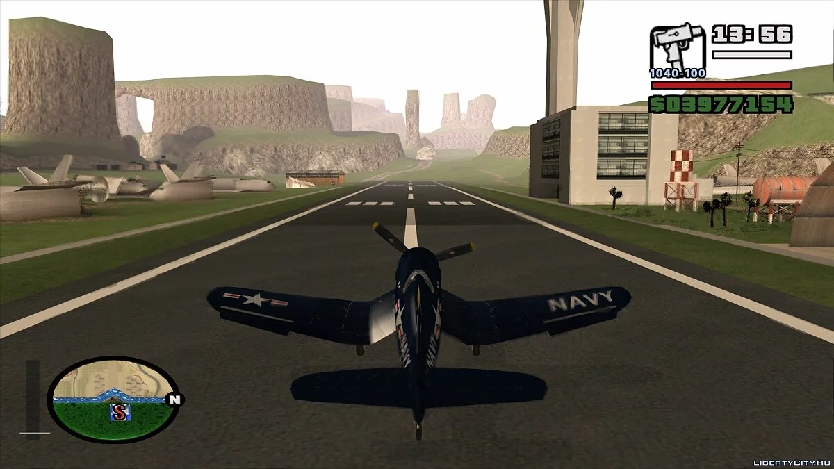 Обновленный аэропорт в пустыне / GTA San Andreas
