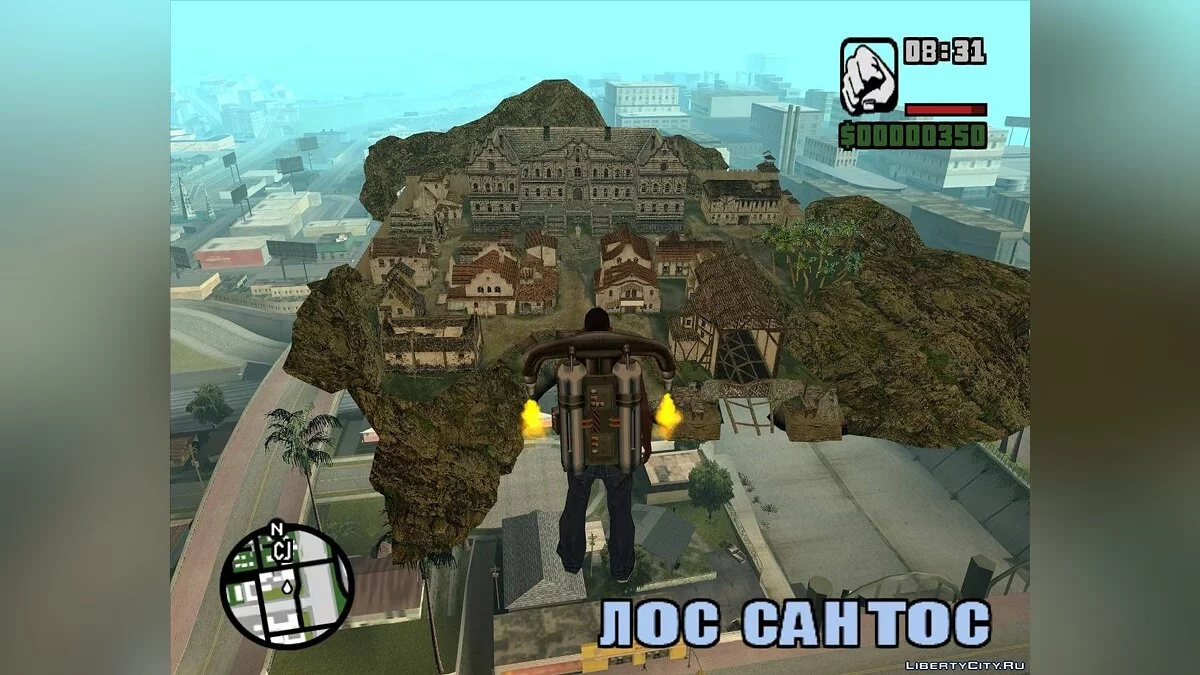 Большой остров из игры Корсары - каждому своё / GTA San Andreas