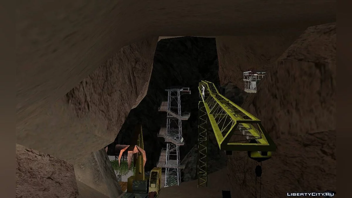 Заброшенная шахта / GTA San Andreas
