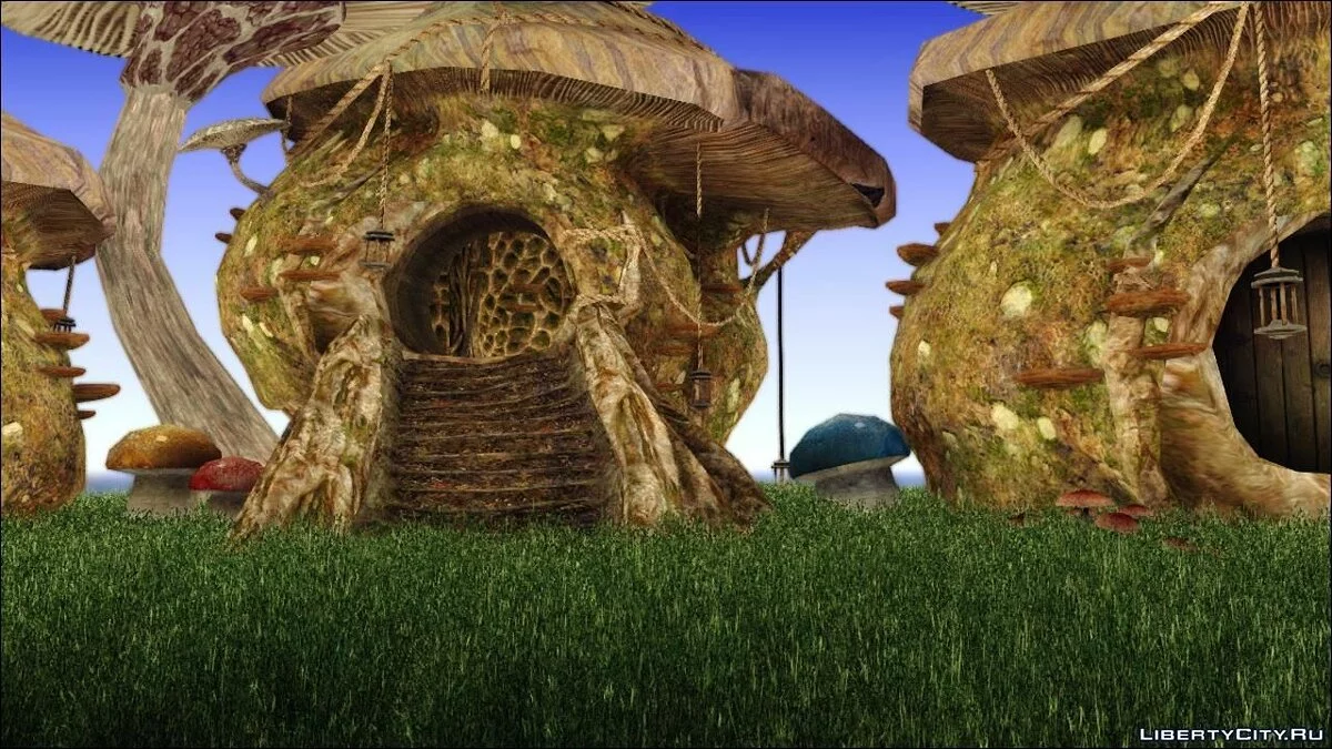 Skyrim Mushroom Land / GTA San Andreas