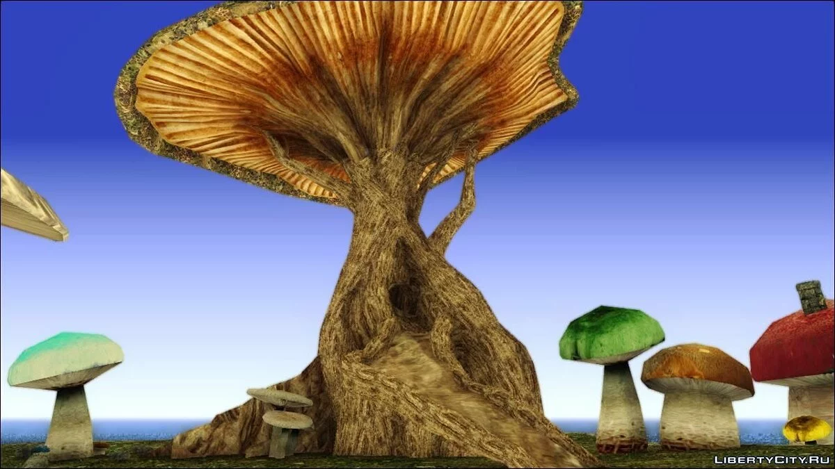 Skyrim Mushroom Land / GTA San Andreas