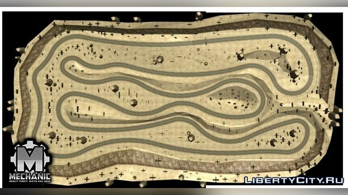 MTA SA Race Track Map - Desert Run: Ultimatum / GTA San Andreas