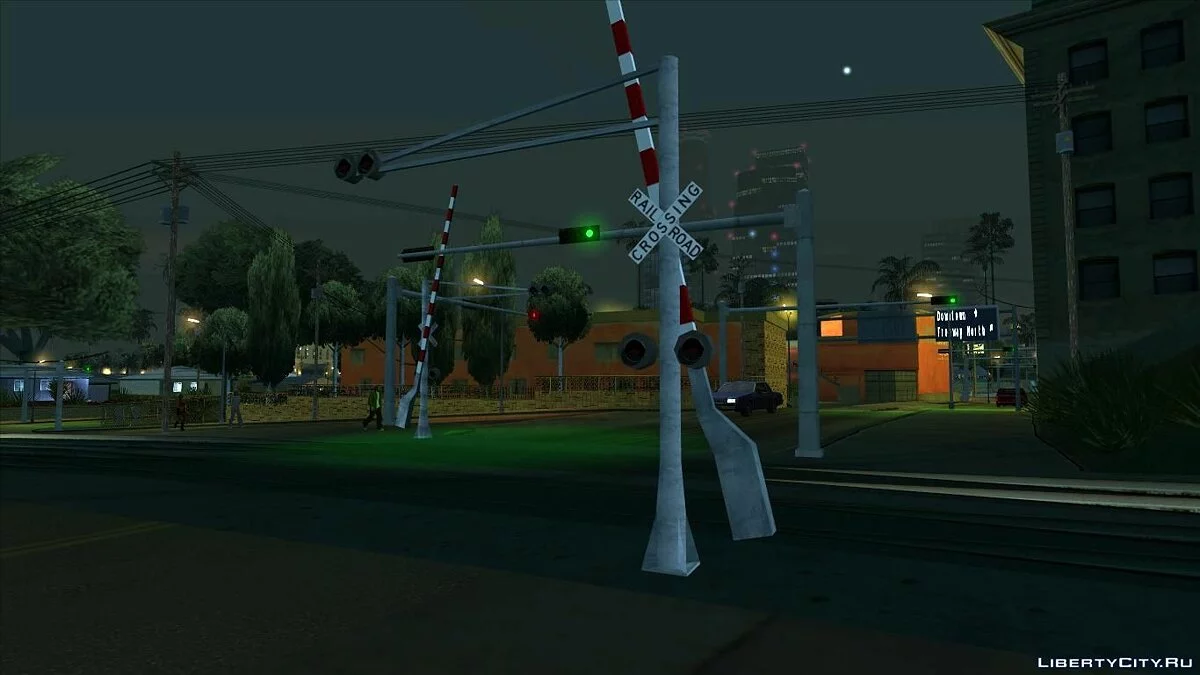 Недостающие железнодорожные шлагбаумы в LS / GTA San Andreas