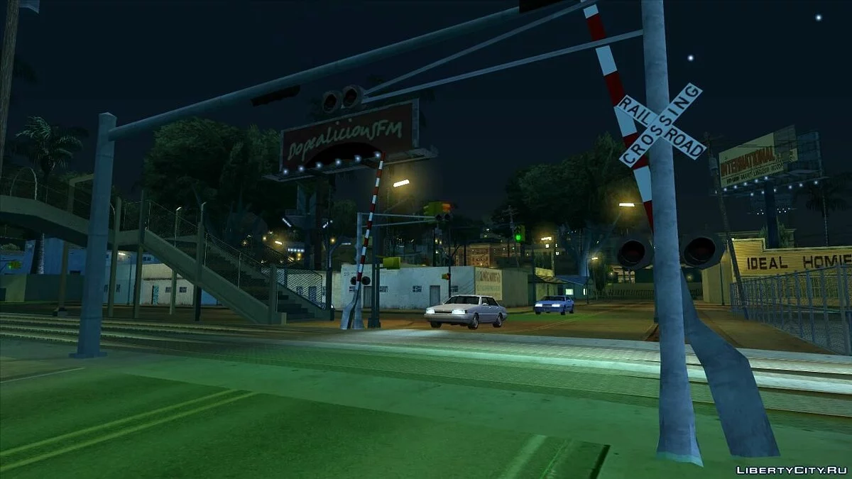 Недостающие железнодорожные шлагбаумы в LS / GTA San Andreas