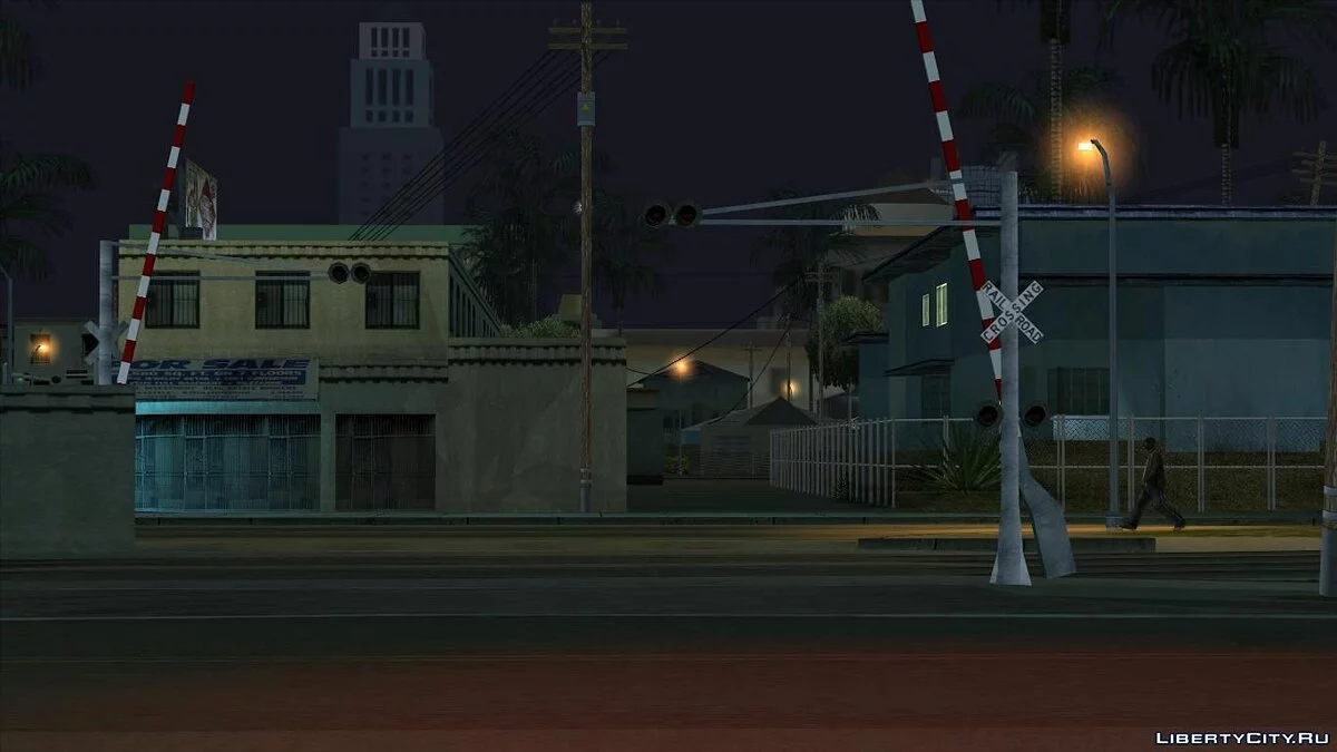 Недостающие железнодорожные шлагбаумы в LS / GTA San Andreas