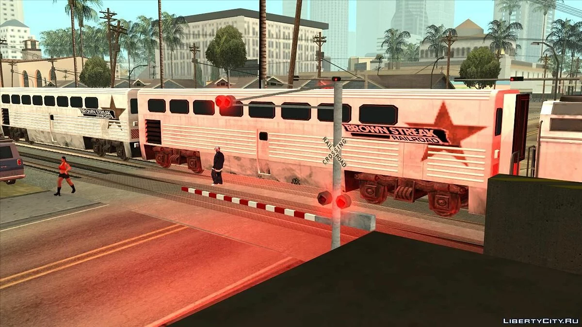 Недостающие железнодорожные шлагбаумы в LS / GTA San Andreas