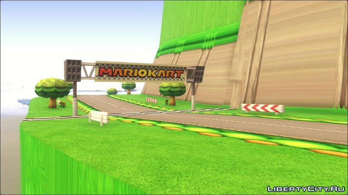 Скачать Mario Kart Wii Sunny Island - Карта Солнечного острова для GTA San  Andreas