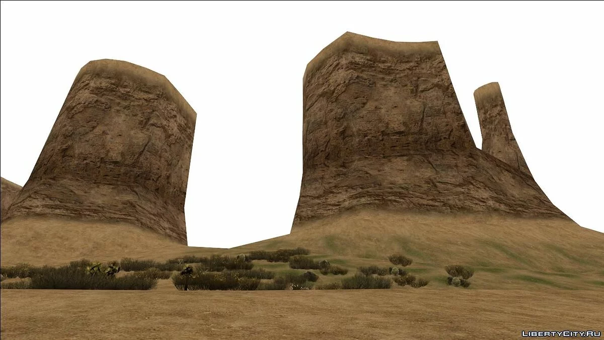 HQ Пустыня - countryn2.ipl MeshSmoothed v1.1.2 / GTA San Andreas